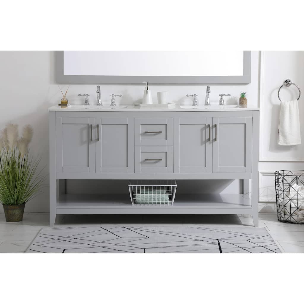 Nebula 60 Inch Double Bathroom Vanity