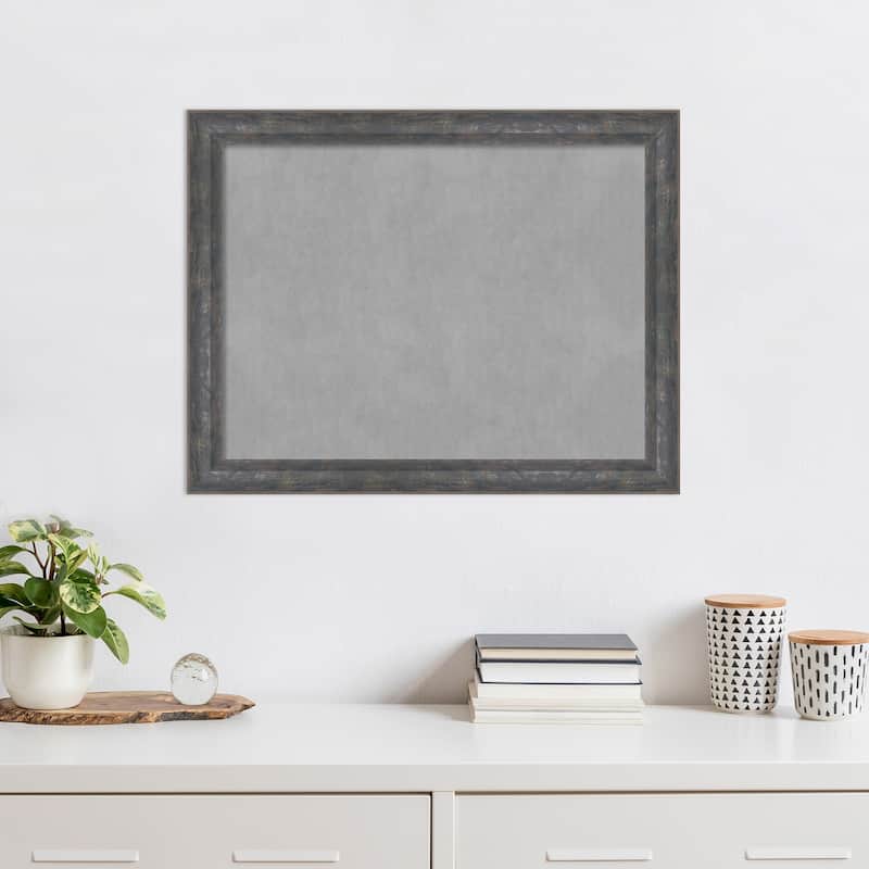 Amanti Art Angled Metallic Rainbow Framed Magnetic Board