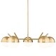 preview thumbnail 1 of 6, Z-Lite 7517-5 Realm Sphere 5 Light 32" Wide Chandelier Modern Gold