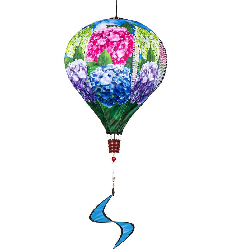 55" Multicolor Hydrangea Balloon Spinner