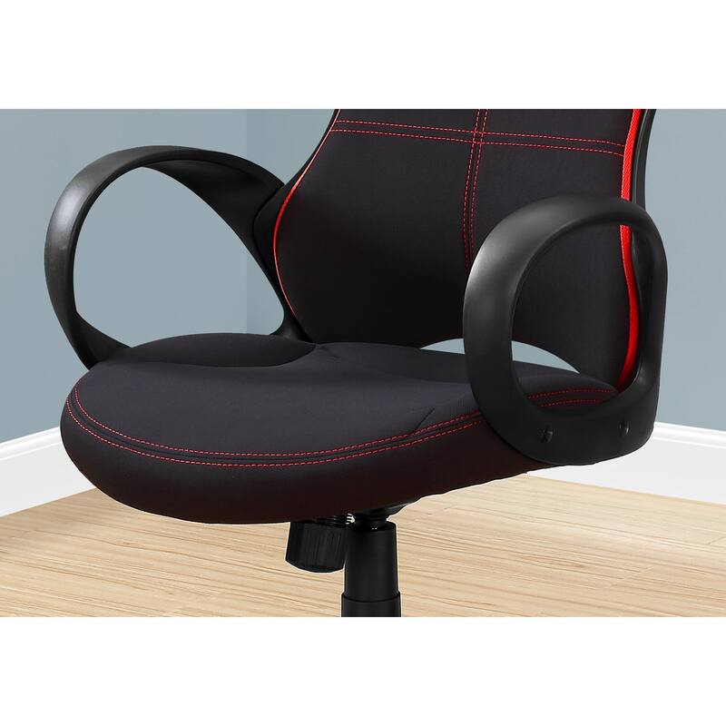 Polyester Gaming Office Chair with Adjustable Height and 360° Swivel