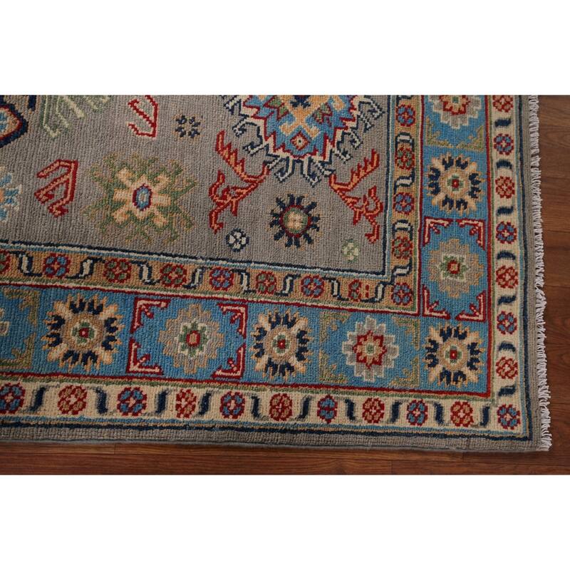 Kazak Oriental Foyer Rug Handmade Wool Carpet - 3'3" x 4'10"