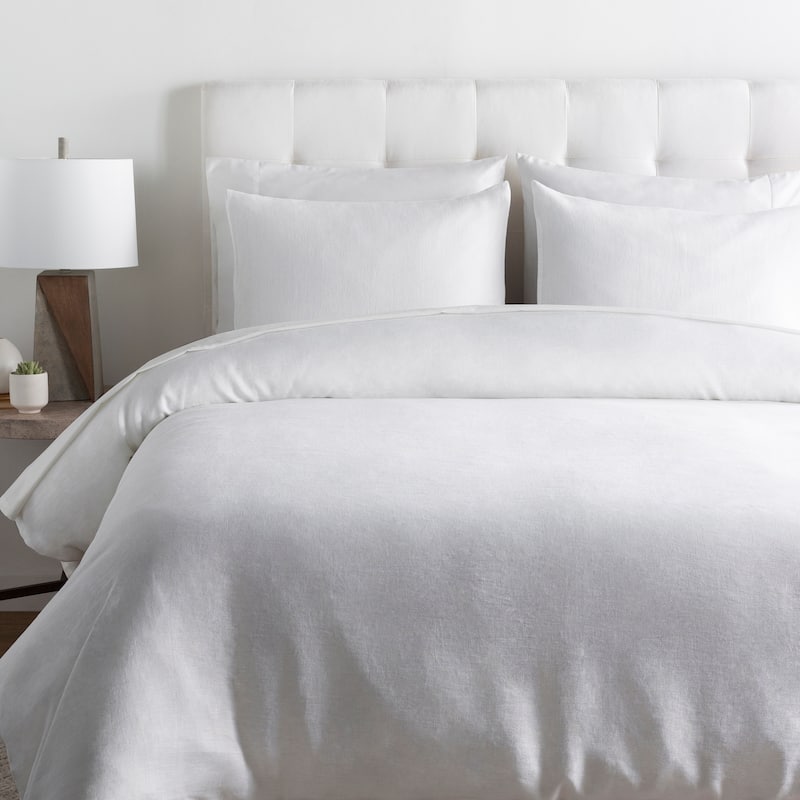 Artistic Weavers Suzzy Solid Linen Duvet Cover Set