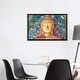 preview thumbnail 12 of 13, iCanvas "Buddha Head" by Manjik Pictures Framed