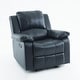 preview thumbnail 15 of 52, Charleston Leather Gel Glider Rocker Recliner by Greyson Living