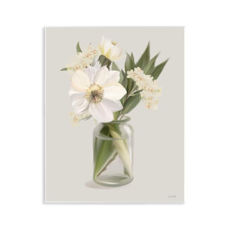 Stupell Spring Flower Bundle Vase Wall Plaque Art Design By House Fenway - 11 x 14