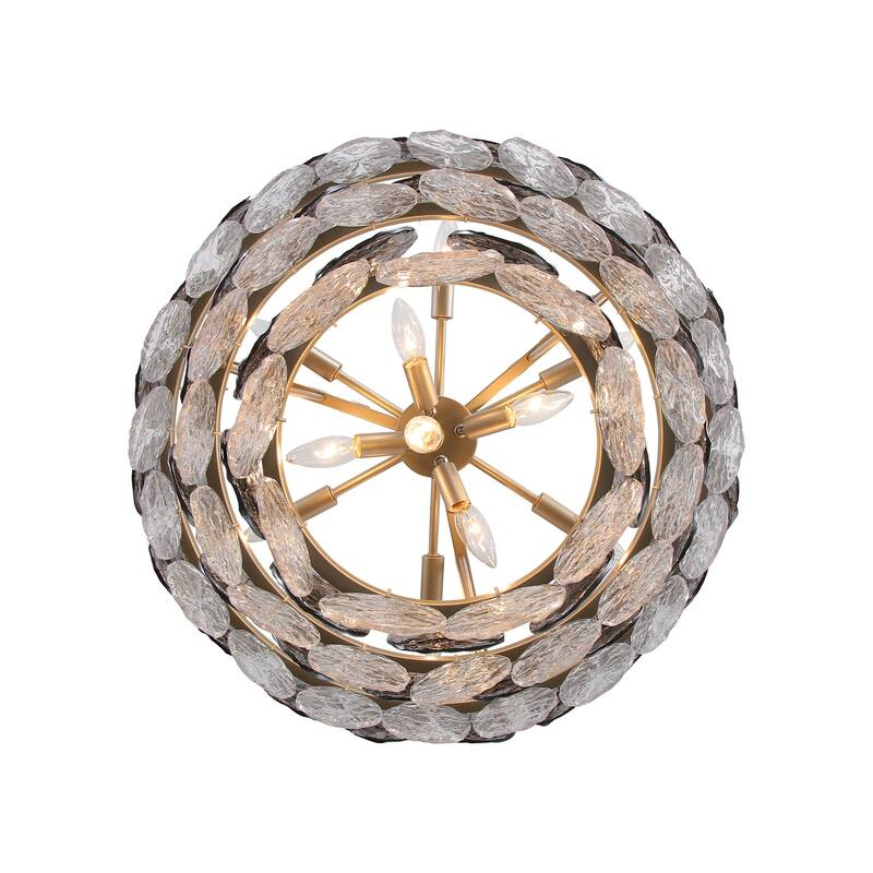 Golden Lighting 6007-27 Cascada 11 Light 28" Wide Pendant