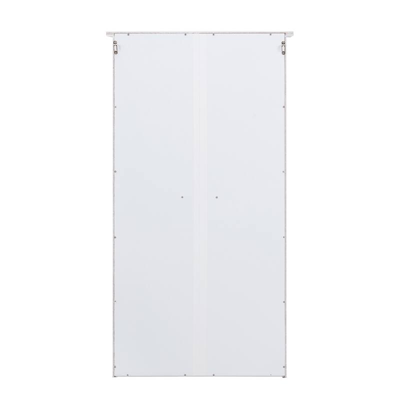 SEI Furniture Cherry Window Pane Media Cabinet
