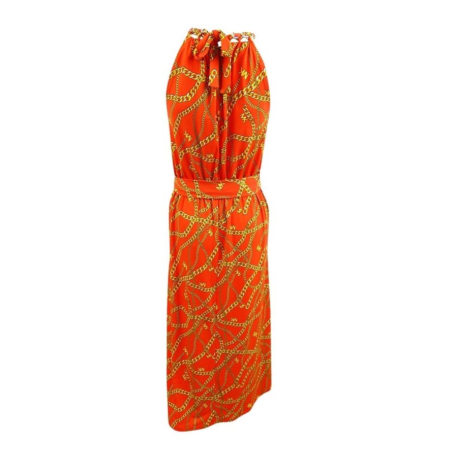 michael kors chain midi dress Michael Kors Chain Strap Midi Dress  Stay stylish with our Michael Kors  Chain Strap Midi Dress !   Price:R120  Sizes: Small to 2XL  Colors:  Black, burnt orange, green,