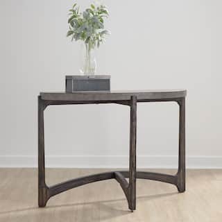 Cascade Wire Brush Rustic Brown Sofa Table