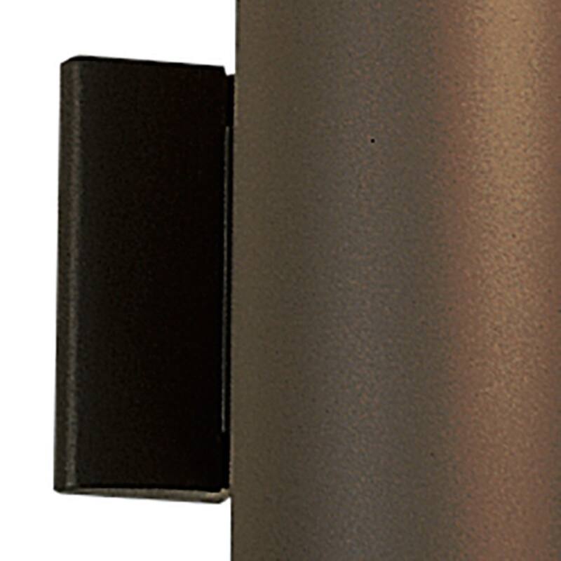 Kichler Lighting Contemporary 2-light Architectural Bronze Outdoor Wall Lantern