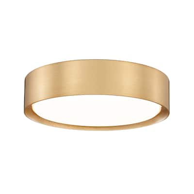 Kawan 1 Light Flush Mount in Modern Gold.