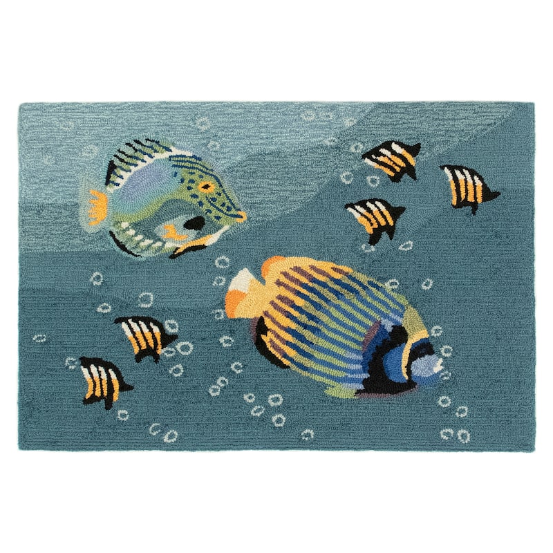 Liora Manne Frontporch Aquarium Indoor/Outdoor Rug - 2' x 3'
