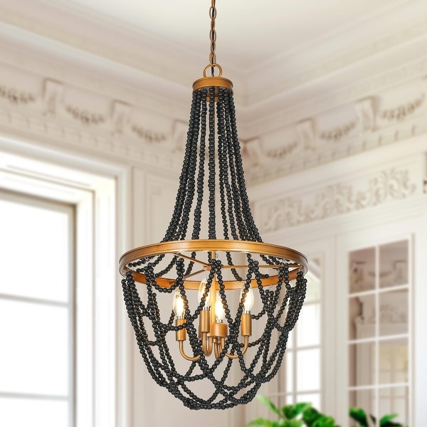 Black beaded chandelier new arrivals