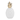 Stylish Ceramic Pineapple Statue Contemporary Tropical Decor White and Gold 13" Pineapple Decorative Table Accent