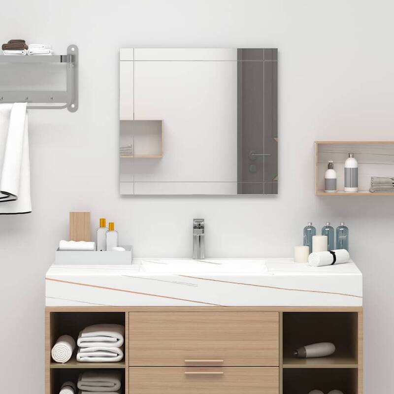 vidaXL Wall Mirror in Minimalistic - 23.6 x 31.5 x 0.2 in