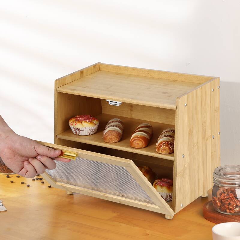 Double Layer Large Bread Box