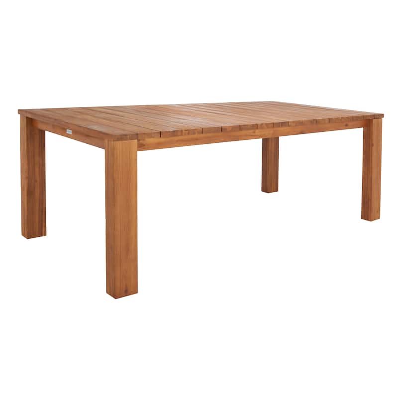 SAFAVIEH Outdoor Hestia Solid Wood 7-Piece Dining Set - N/A