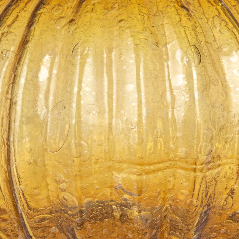 Various Embossed Reclaimed Glass Vases, Set of 4
