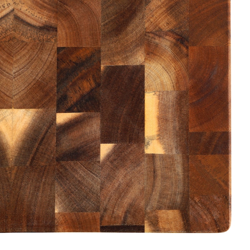 MegaChef 13.75 Inch Square Thick Acacia Wood Cutting Board