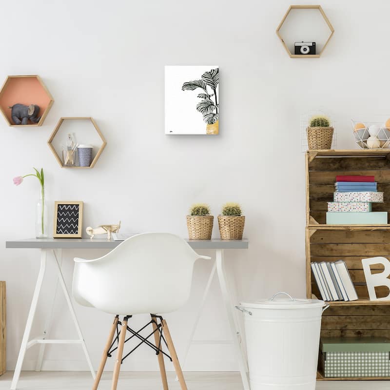 Calas 1 (gold) Canvas Art Print