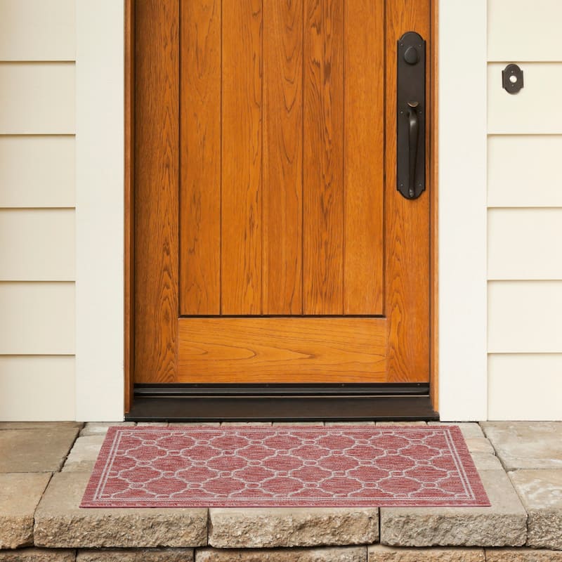 SAFAVIEH Courtyard Lydie Indoor/ Outdoor Waterproof Patio Backyard Rug