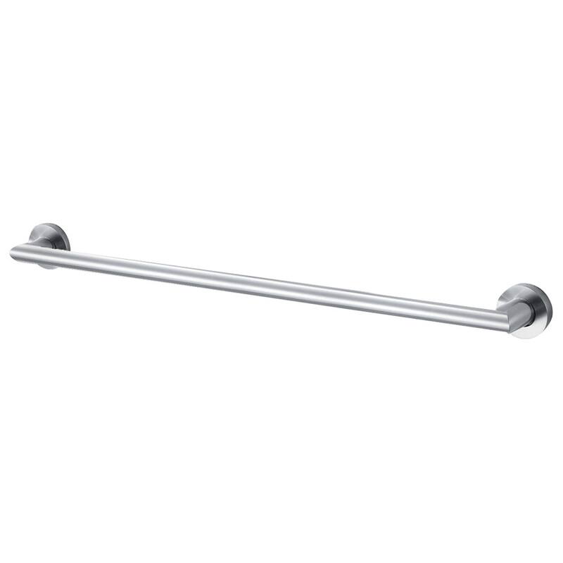 Transolid TTB24 Turin 23-5/8" Towel Bar - Brushed Stainless