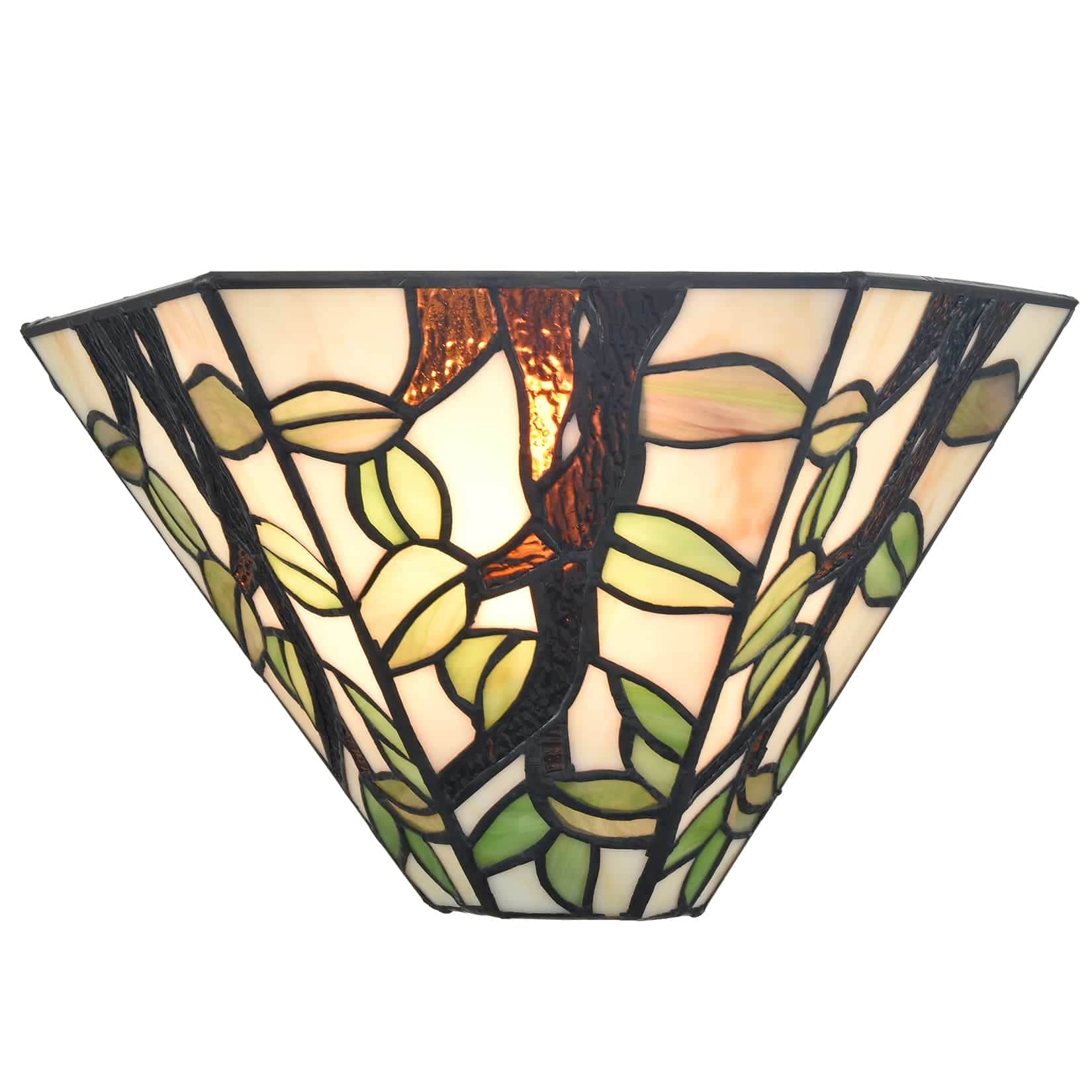 Trulli Tiffany Wall Sconces Vintage Stained Glass Wall Light, 1-Light - MultiColor