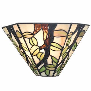 Trulli Tiffany Wall Sconces Vintage Stained Glass Wall Light, 1-Light - MultiColor