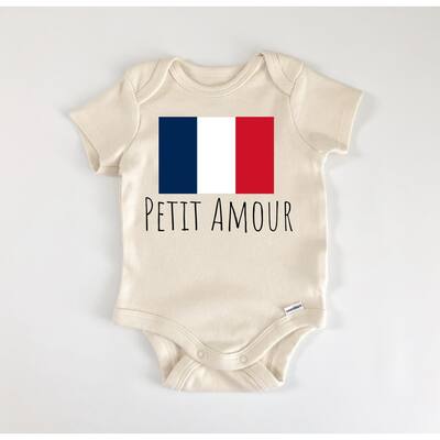 French France - Baby Boy Girl Clothes Infant Bodysuit Funny Cute Newborn