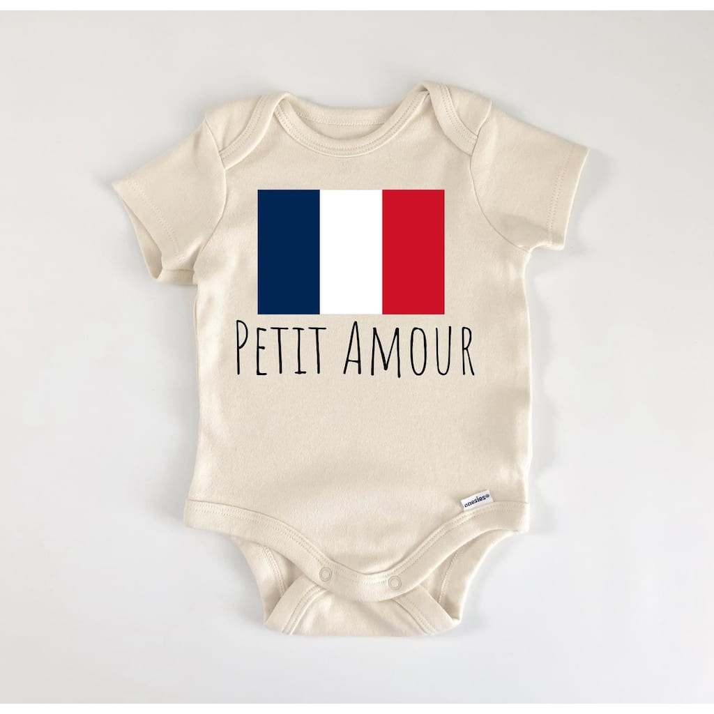French France - Baby Boy Girl Clothes Infant Bodysuit Funny Cute Newborn