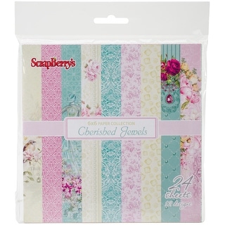 Scrapberry/'s Tropics Paper Pack 6/"x6/" 24//pkg-12 Single-sided Designs//2 Each