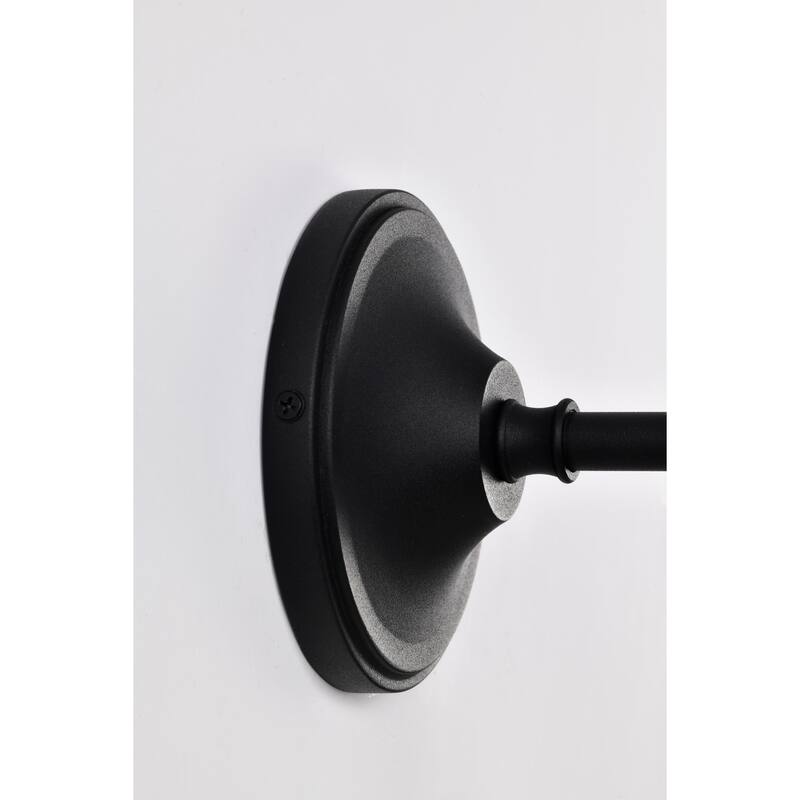 Morris Small Outdoor Lantern Black Finish White Shade