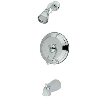 Kingston Brass NuFrench Tub and Shower Trim Package with Shower Head