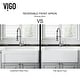preview thumbnail 14 of 45, VIGO White Casement Front Matte Stone Farmhouse Kitchen Sink