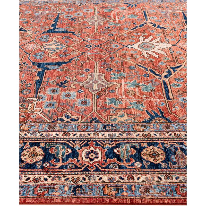 Serapi One-of-a-Kind Hand-Knotted Area Rug - Orange - 8' 0" x 10' 3"