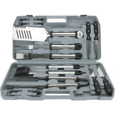 Mr Bar B Q 02099X 18-Piece Stainless Steel Tool Set