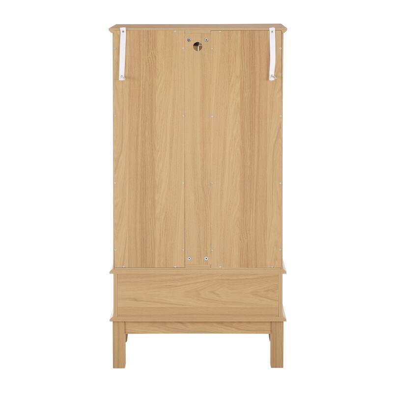 Display case with tempered glass door