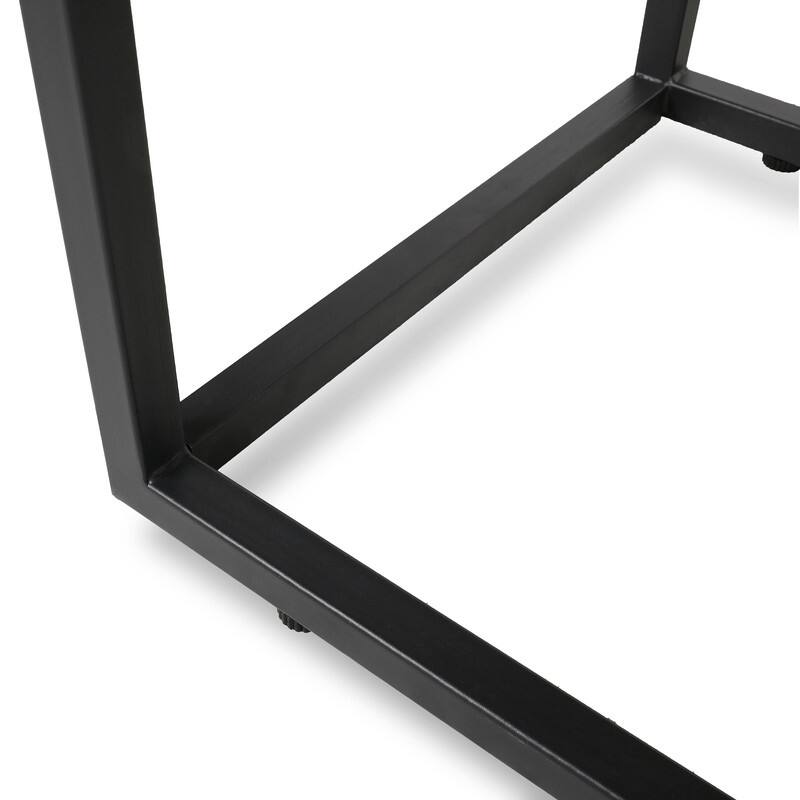 53'' PU Leather Upholstered Bench with Metal Base for Bedroom and Entryway