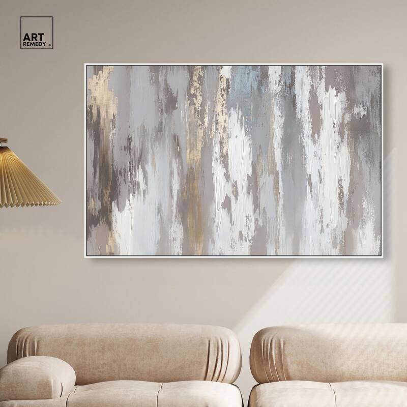 Flooding Gold I Canvas by Art Remedy