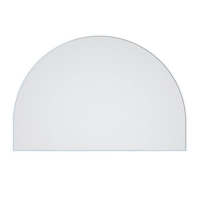 Glass Warehouse Frameless Mirror with polished edge - White - 40" x 60"
