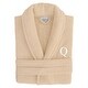 preview thumbnail 11 of 77, Authentic Hotel Spa Unisex Turkish Cotton Terry Cloth Bath Robe with single letter White Bookman Monogram. L/XL - Q