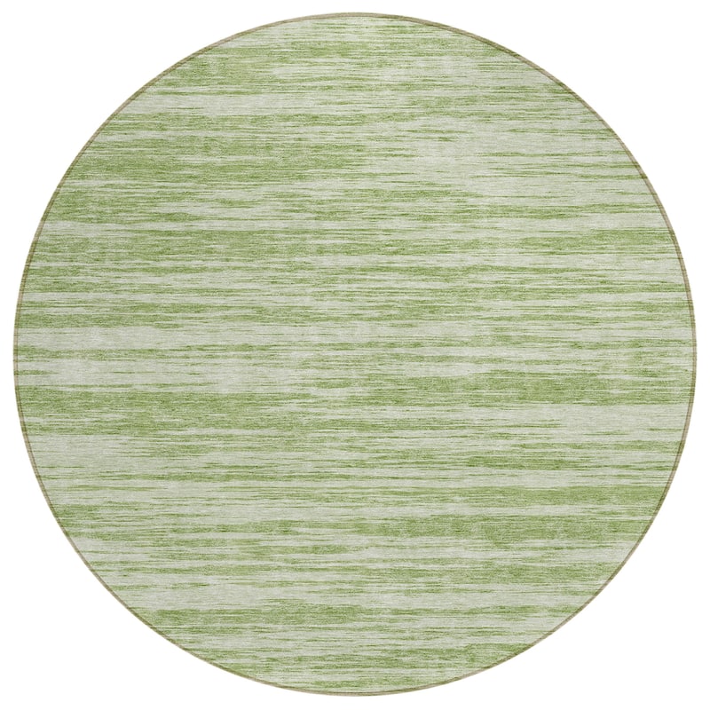 Machine Washable Indoor/ Outdoor Casual Ombre Chantille Rug