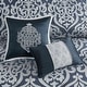 preview thumbnail 68 of 79, Madison Park Odette 8 Piece Jacquard Comforter Set