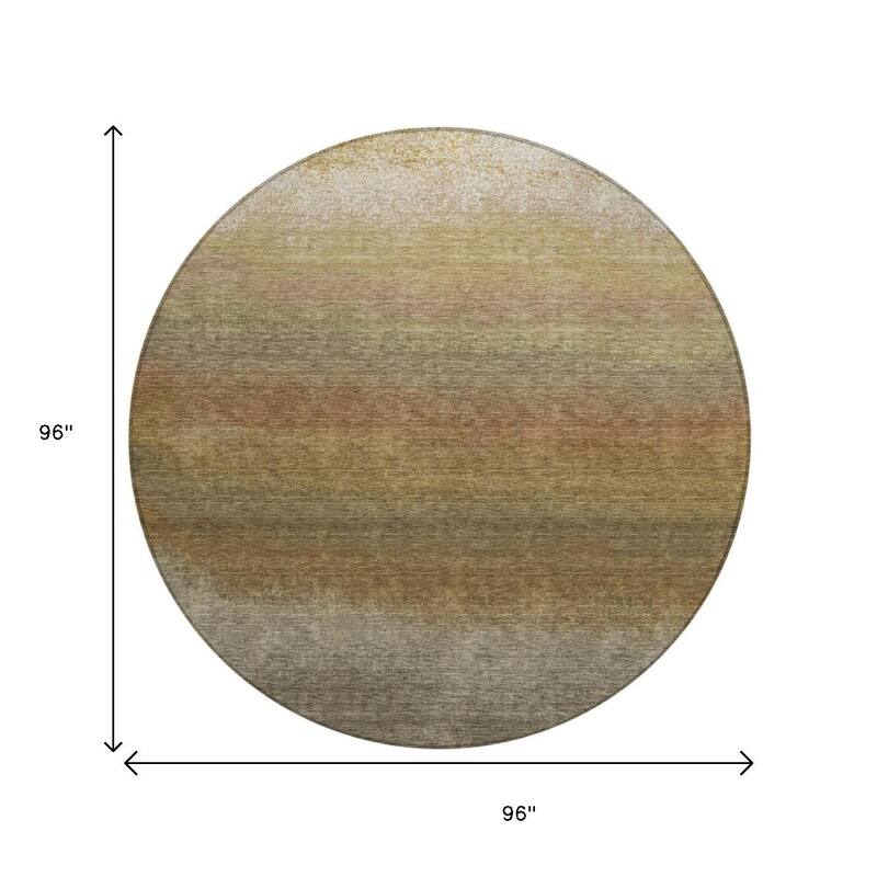 HomeRoots Ombre Transitional Rectangle Outdoor Rug