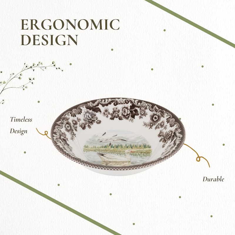 Spode Woodland Ascot Cereal Bowl