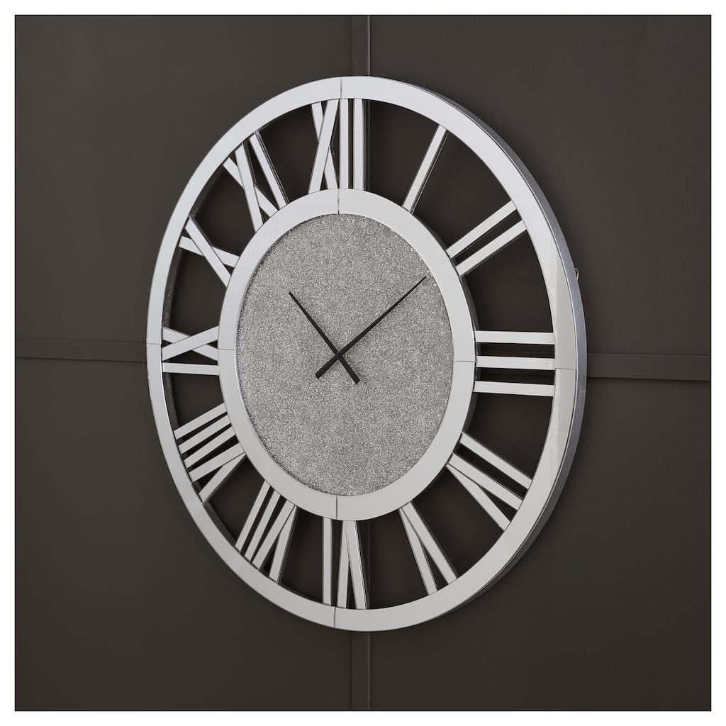 Signature Design by Ashley Reinport Gray Wall Clock - 39.38" W x 1.25" D x 39.38" H