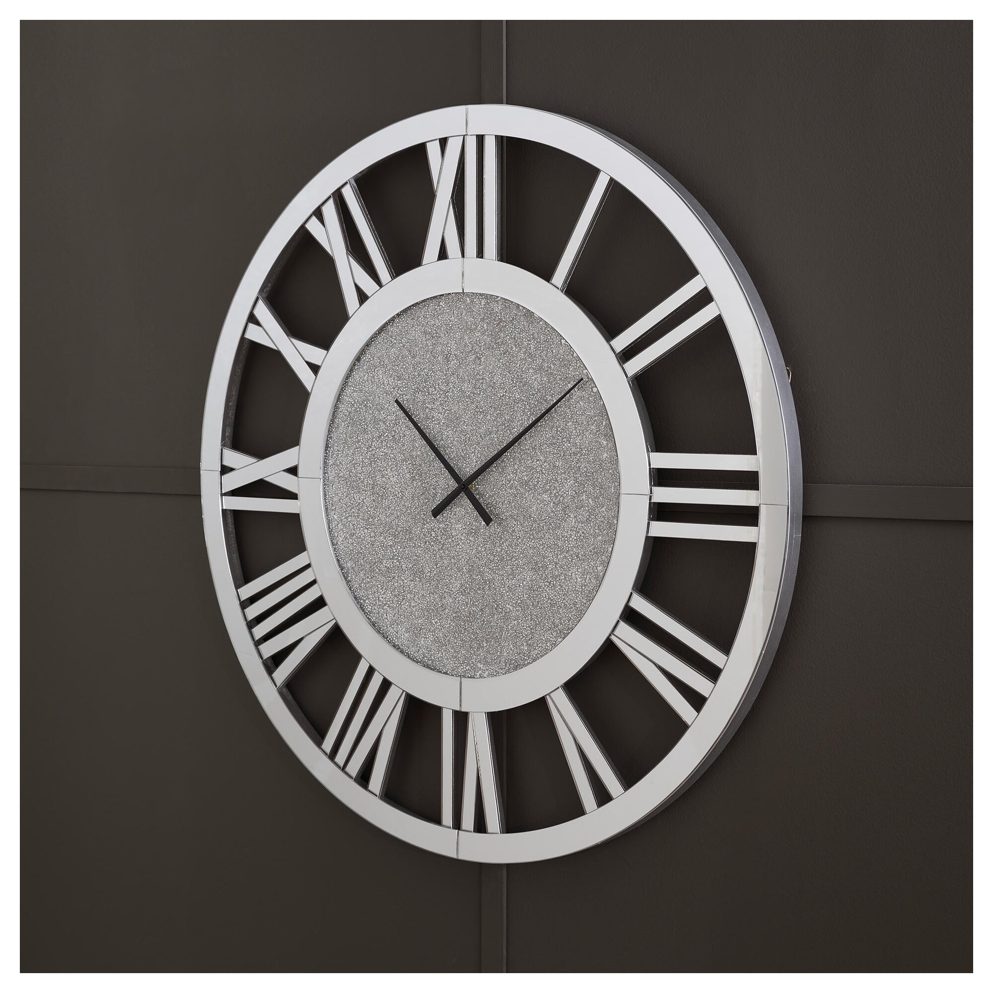 Signature Design by Ashley Reinport Gray Wall Clock - 39.38" W x 1.25" D x 39.38" H