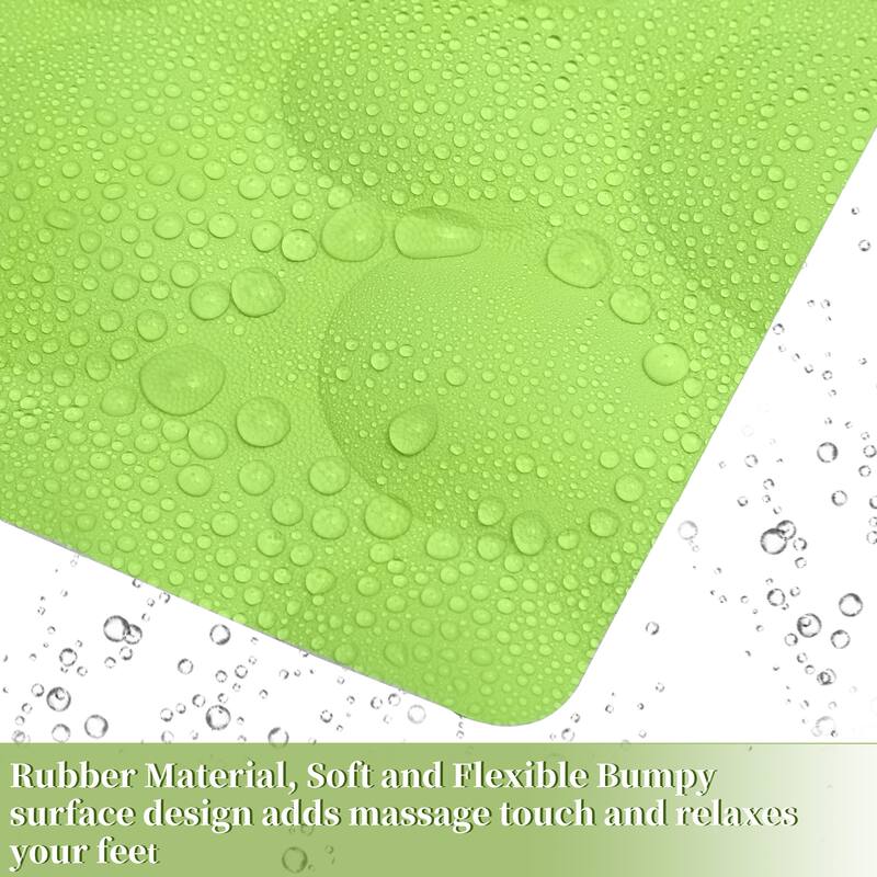 Nonslip Bathtub Mat, Bathtub Shower Mat, Bath Mat with Suction Cups, Rubber Bathtub Mat 31.50"x15.75"