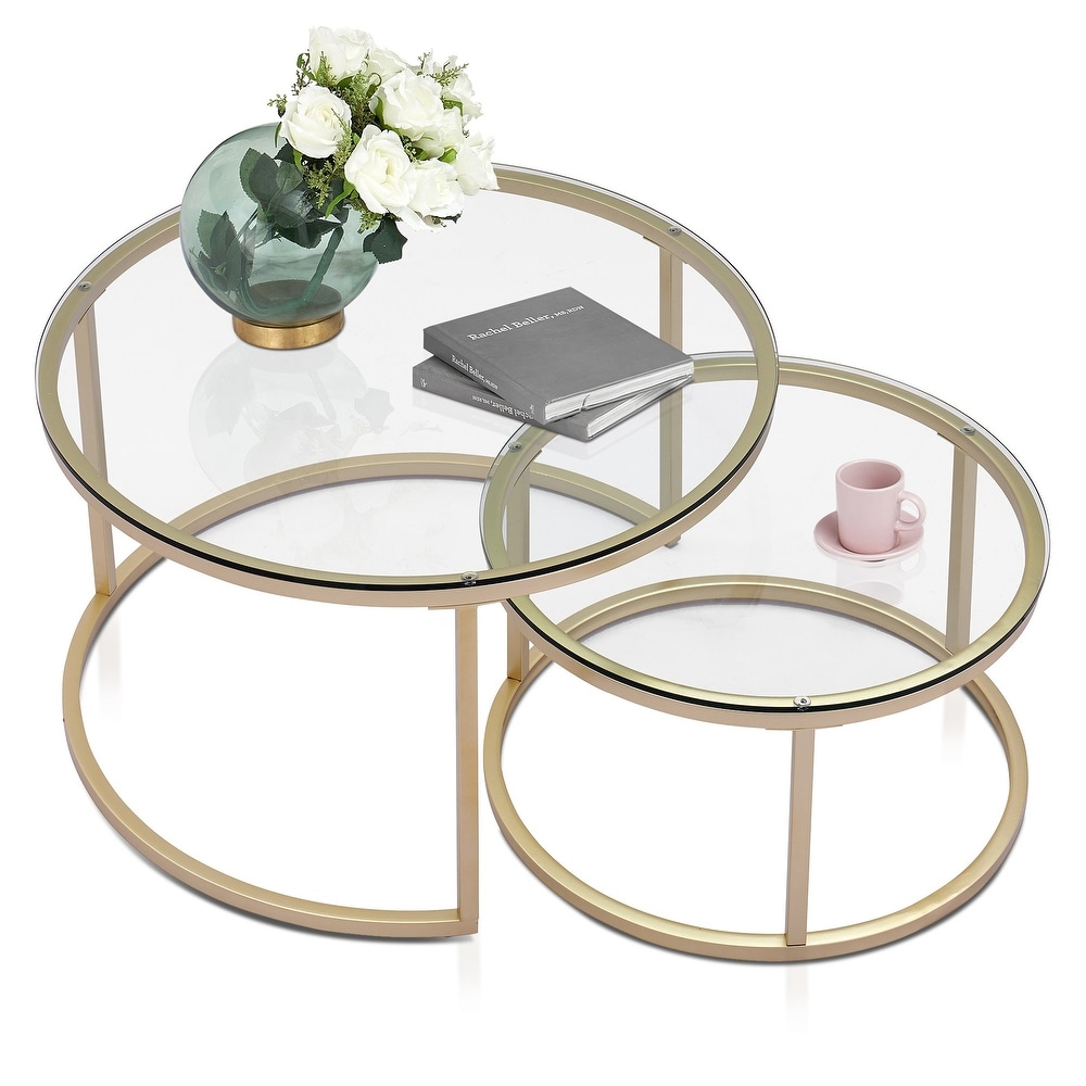 Modern Faux Marble Sofa Side Table Accent End Table Tea Table with Gold Metal Frame for Living Room Balcony Black Gold Henf Nesting Coffee Table Set of 2